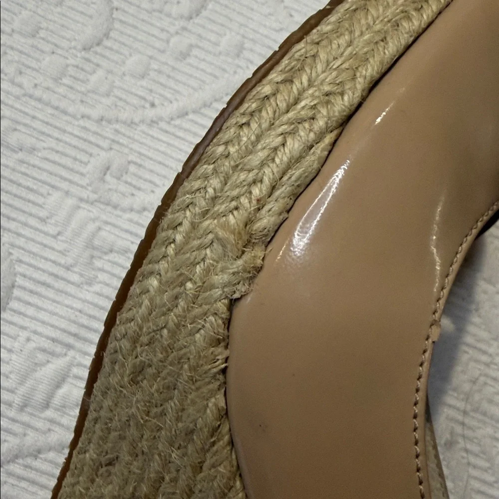 MICHAEL Michael Kors Beige Wedge Espadrille Sandals. 8.5 Sling back.